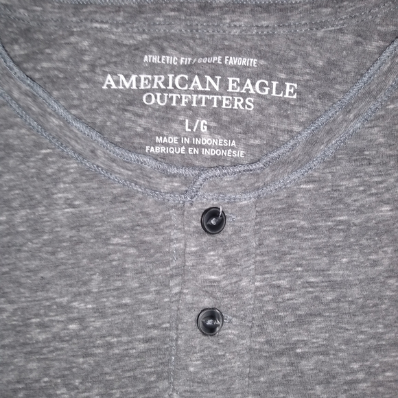 American Eagle Outfitters L/G 2 Button Shit - Picture 1 of 3